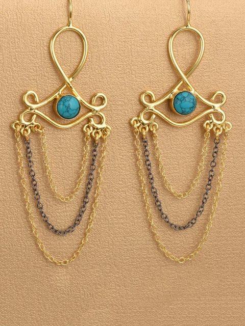 

Tistabene Blue Contemporary Drop Earrings