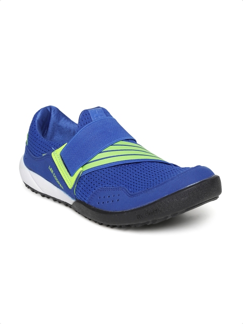 

Lee Cooper Men Blue Perforated Slip-Ons