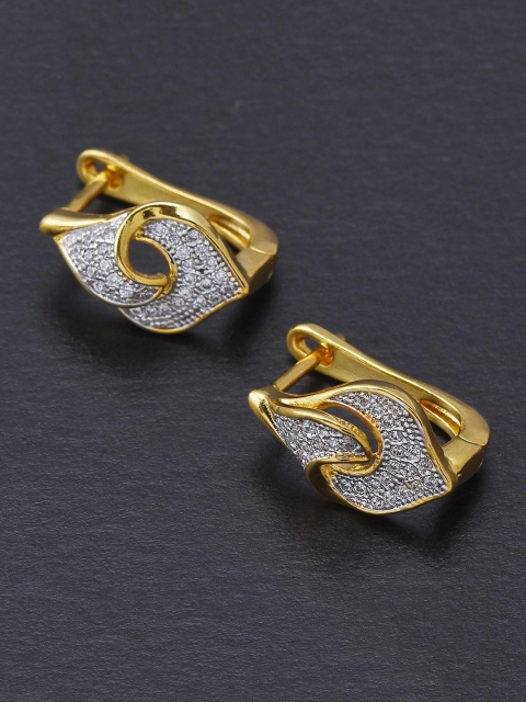 

Tistabene White Two Tone Plated Contemporary Studs Earrings