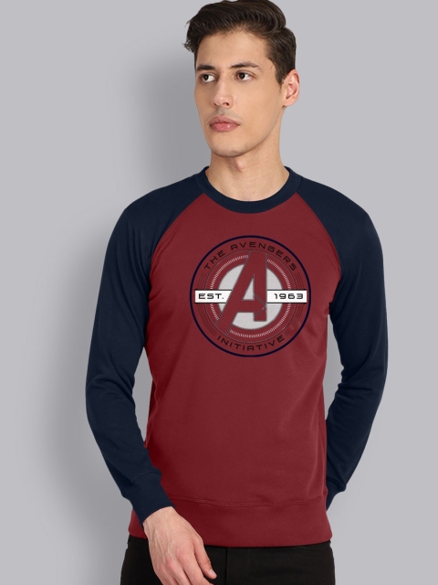 

Free Authority Men Red & White Avengers Printed Sweatshirt