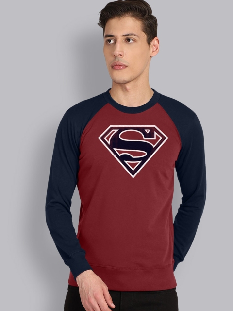 

Free Authority Superman Men Red Printed Sweatshirt