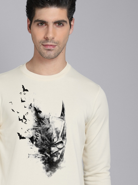 

Free Authority Men Off White Batman Printed Sweatshirt