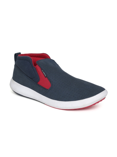

Lee Cooper Men Navy Perforated Slip-Ons, Navy blue