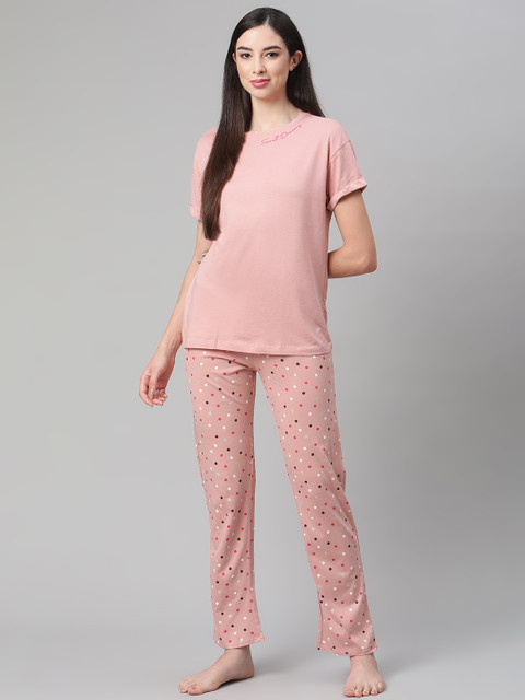 

Marks & Spencer Women Pink Night suit