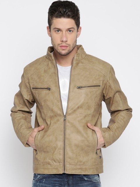 

Status Quo Tan Brown Biker Jacket