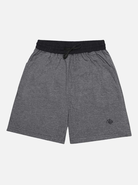 

CHIMPRALA Boys Grey Pure Cotton Regular Shorts