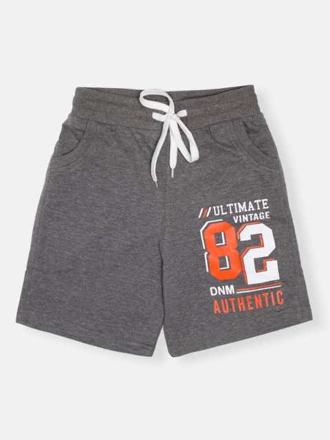 

CHIMPRALA Boys Grey Regular Shorts