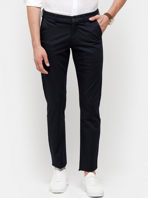 

Classic Polo Men Navy Blue Slim Fit Chinos Trousers