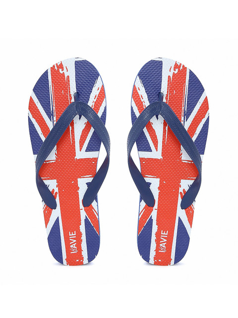 

Lavie Women Blue & Red Printed Slip-On