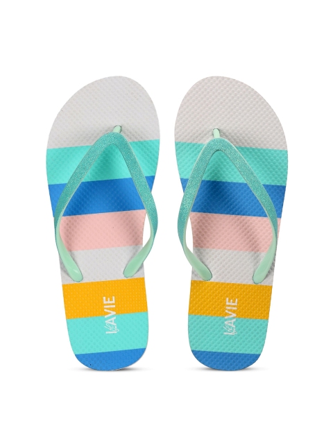 

Lavie Women Multicoloured Colourblocked Room Slippers, Multi