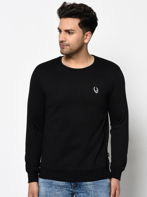 

ELEGANCE Men Black Sweatshirt