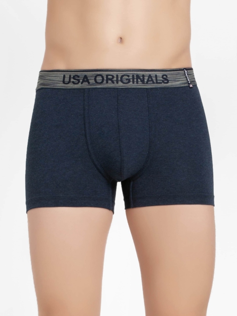 

Jockey Men Navy Blue Solid Trunks US70-0105-IBMEL