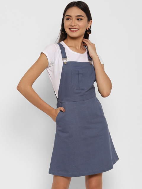 

HOUSE OF KKARMA Blue Pinafore Dress