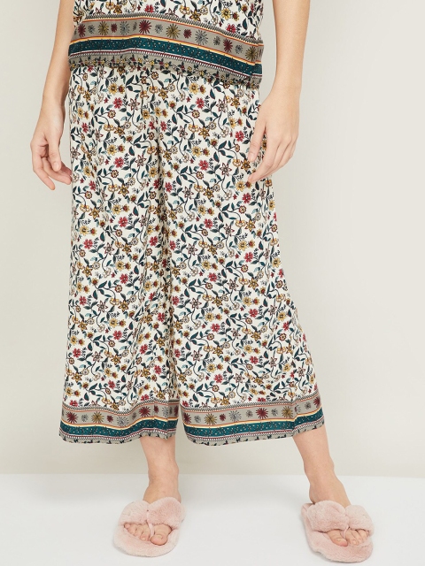 

Ginger by Lifestyle Woman Off White Floral Print Pyjamas