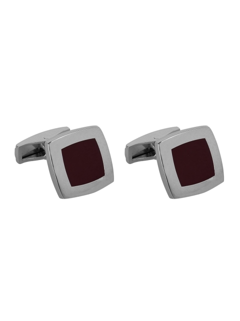 

JEWEL JUNCTION Men Silver-Toned Cufflinks