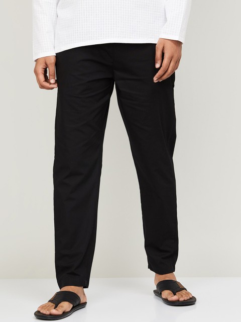 

Melange by Lifestyle Men Black Cotton Pyjamas