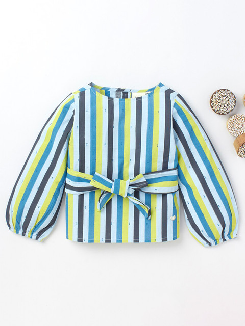 

Ed-a-Mamma Multicoloured Striped Regular Top, Multi
