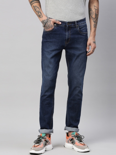 

Breakbounce Men Blue Slim Fit Light Fade Stretchable Jeans