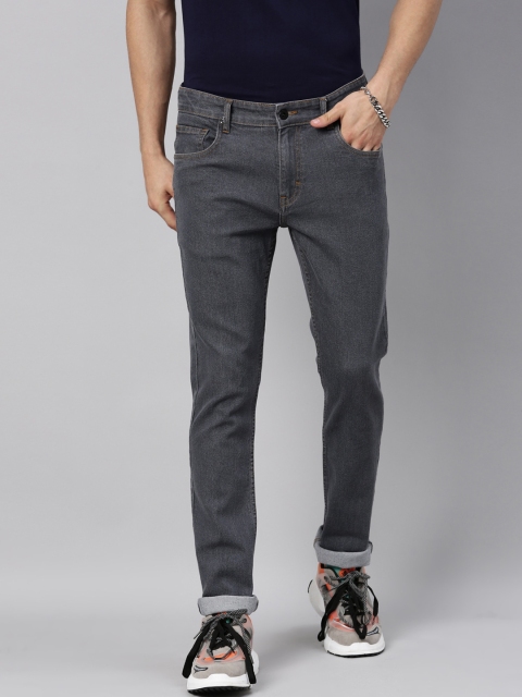 

Breakbounce Men Grey Skinny Fit Stretchable Jeans