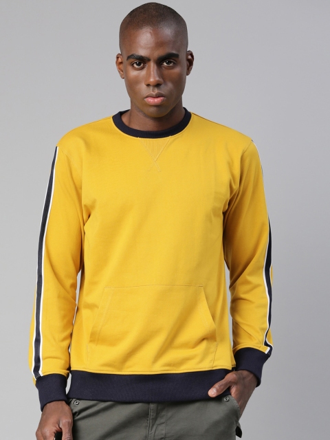 

Breakbounce Men Yellow Sweatshirt