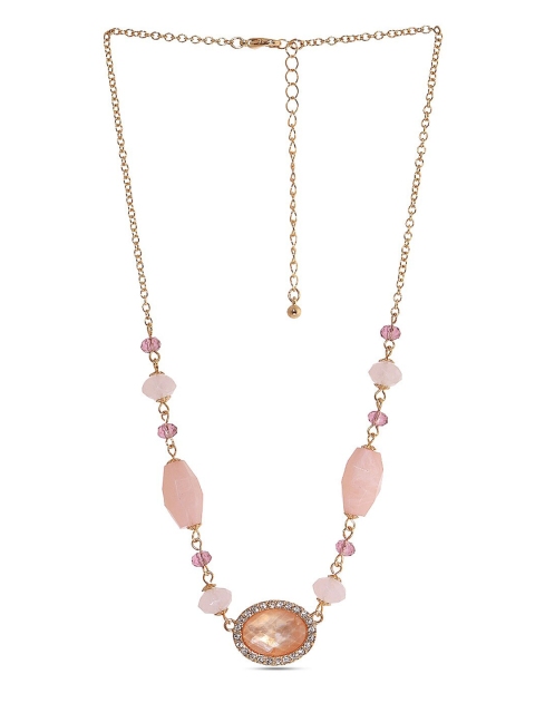 

FLYING BERRY Rose Gold & White Rose Gold-Plated Necklace