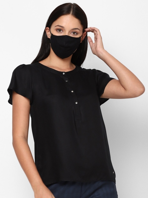 

Allen Solly Woman Black Regular Top