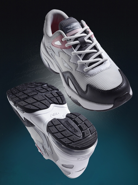 

Red Tape Women White & Grey Mesh Walking Shoes