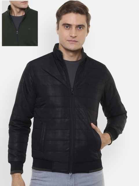 

Van Heusen Sport Men Black Reversible Bomber Jacket