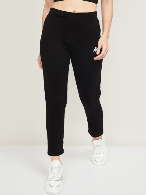 

Kappa Women Black Solid Cotton Tights