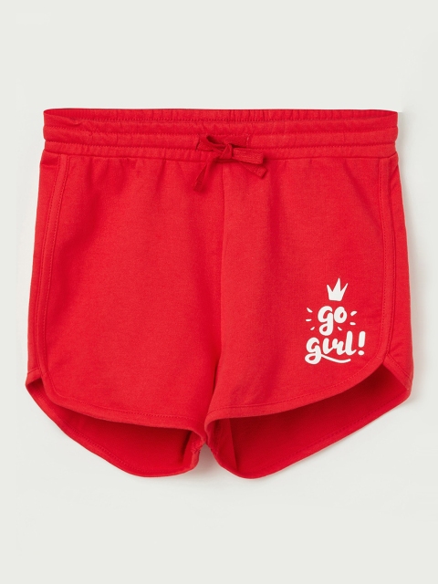 

Fame Forever by Lifestyle Girls Red Regular Shorts