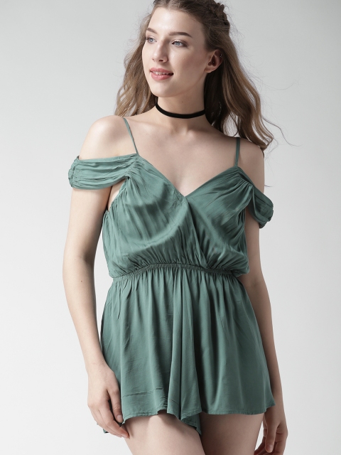 

FOREVER 21 Green Playsuit
