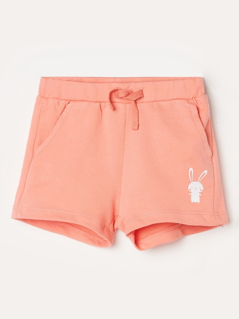 

Juniors by Lifestyle Girls Pink Slim Fit Regular Shorts