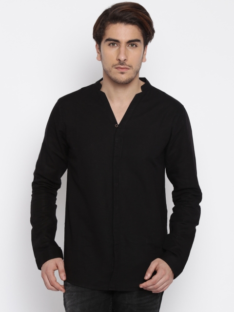 

Status Quo Men Black Casual Shirt