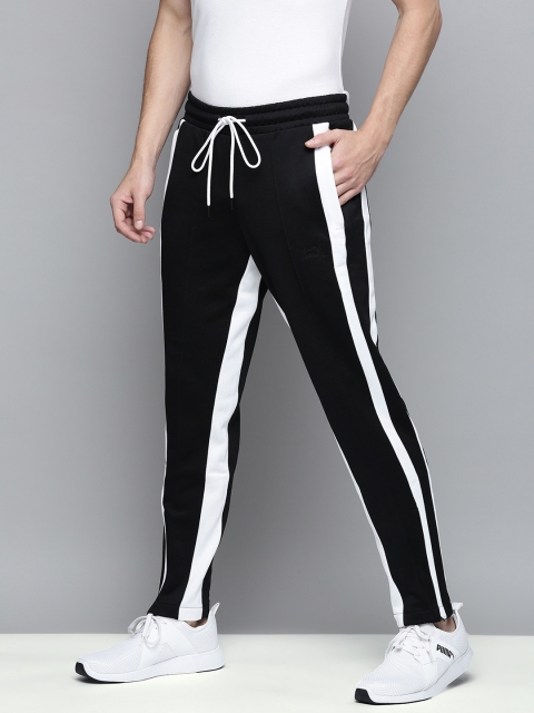 

Puma Men Black Side Striped Regular Sports Track pants