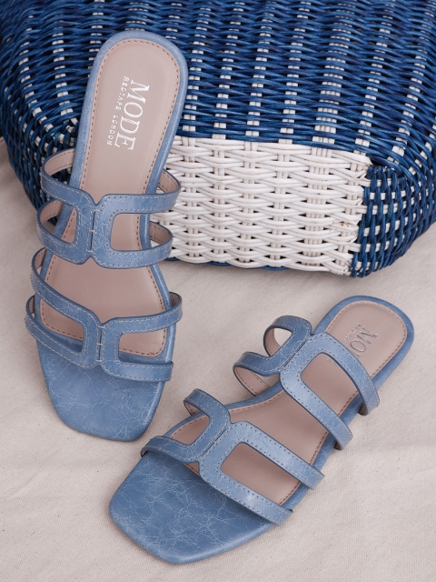 

Mode by Red Tape Women Blue Open Toe Flats