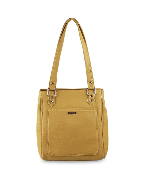 

Metro Yellow PU Shopper Shoulder Bag with Tasselled