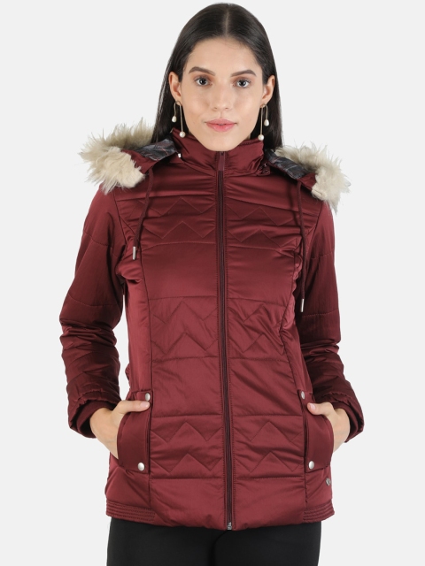

Monte Carlo Women Maroon Parka Jacket