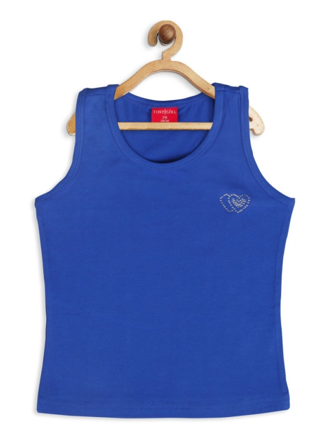 

Tiny Girl Girls Blue Tank Top