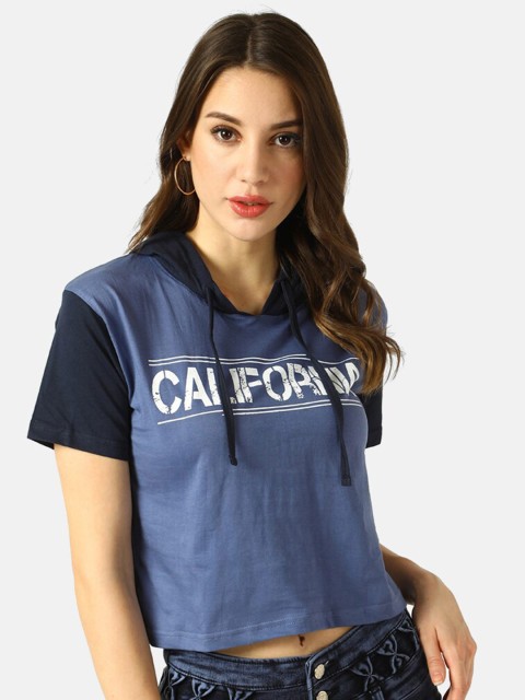 

V2 Value & Variety Blue Regular Crop Top