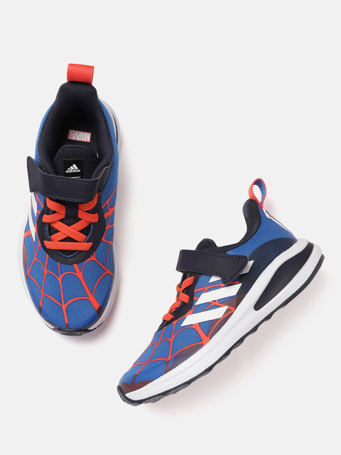 

ADIDAS Kids Blue & Red Marvel Spiderman FortaRun Training Shoes