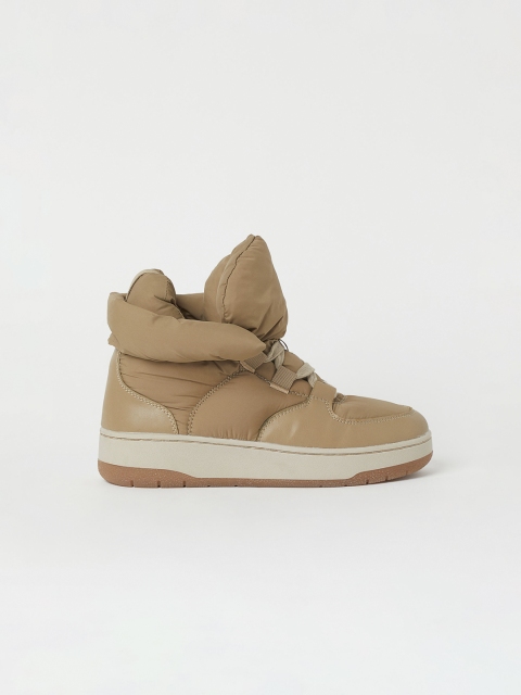

H&M Women Beige Warm-Lined Hi-Tops
