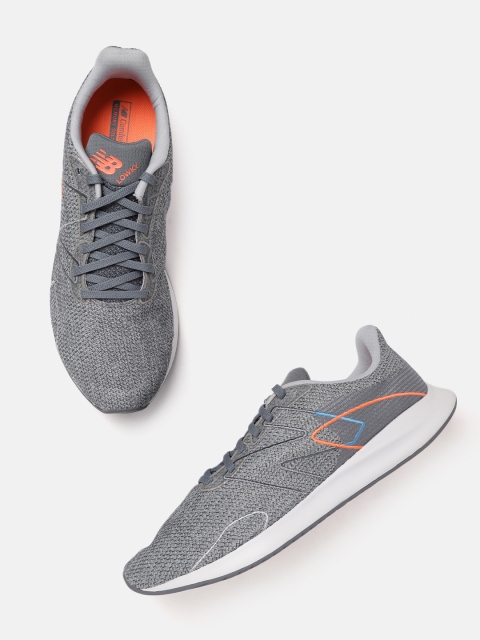 

New Balance Men Grey Melange LOWKY Woven Design Running Shoes