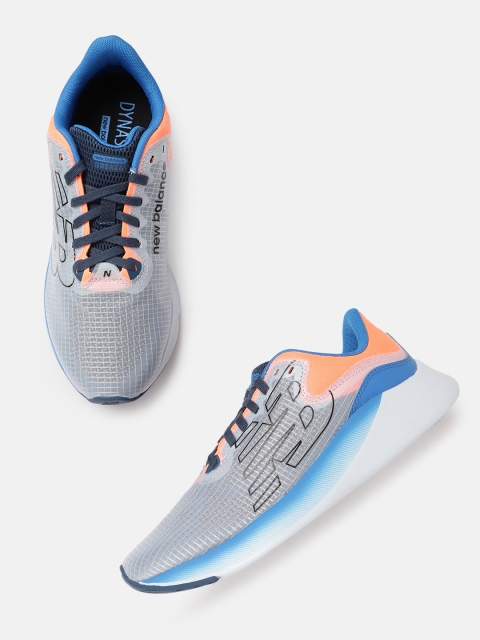 

New Balance Men Grey BREZA Self-Checked Running Shoes