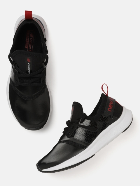 

New Balance Women Black Energise Snakeskin Texture Training Shoes