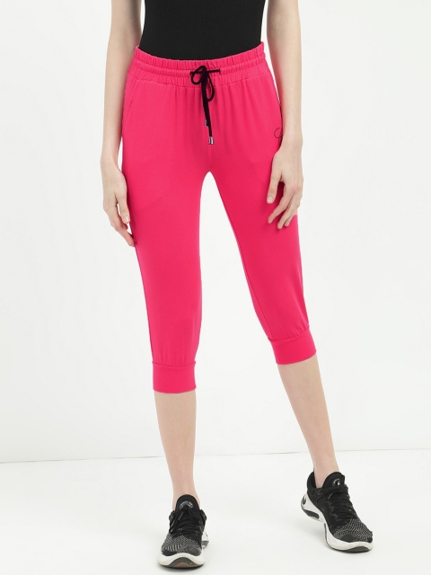 

V2 Value & Variety Women Pink Solid Capris