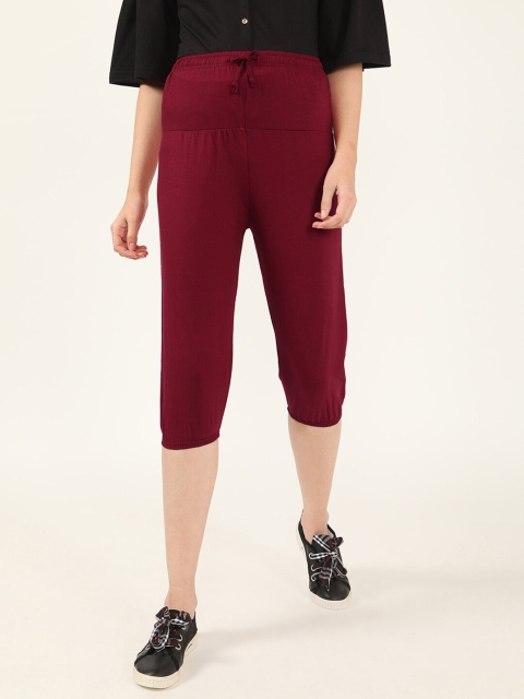 

V2 Value & Variety Women Maroon Capris