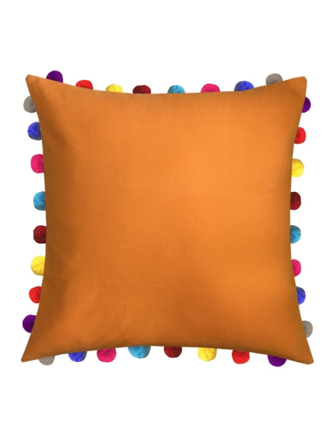 

Lushomes Orange & Blue Square Cushion Covers