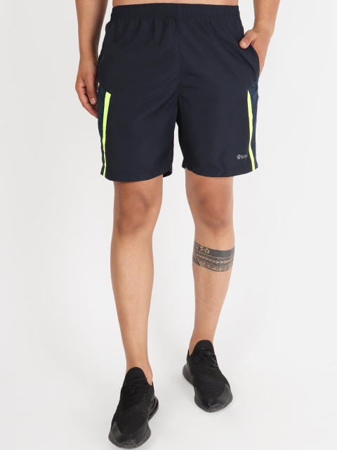 

VEGA Men Navy Blue Slim Fit Training or Gym Dri- Fit Sports Shorts