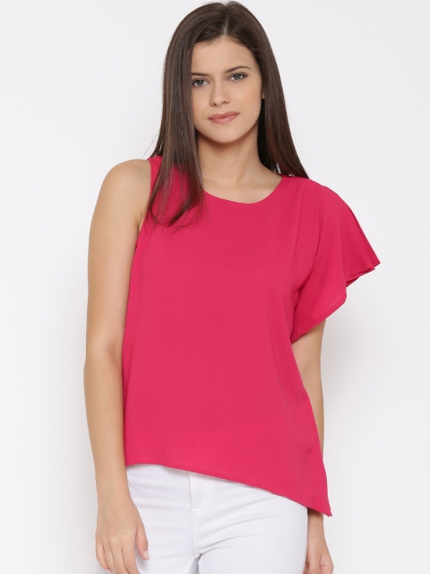 

Vero Moda Women Pink Solid Top