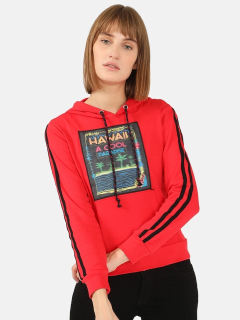 

V2 Value & Variety Women Red Printed Top